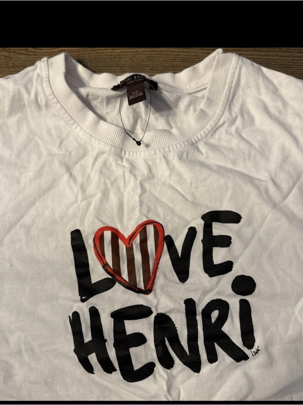 Henri Bendel love Henri T-Shirt